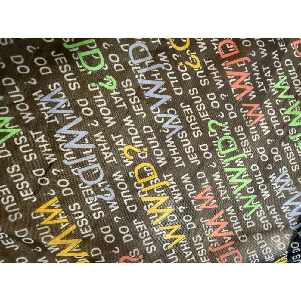 WWJD what would Jesus do scarf
